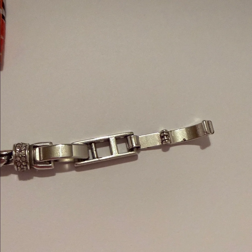 Brighton Silver Heart Charm Bracelet with Floral Drawstring Pouch - Multicolor - Picture 8 of 12
